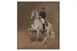 Untitled by Alexander Pock, oil on panel, offered Nov 2022