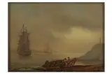 Untitled by Thomas Luny, oil on panel, offered Nov 2022