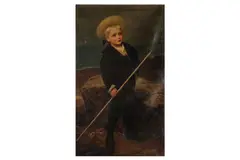 Untitled by James Sant, oil on canvas, offered Nov 2022