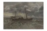 Untitled by Pompeo Mariani, oil on panel, offered Nov 2022