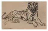 Untitled by Elsie Marion Henderson, charcoal and pastel, offered Nov 2022