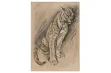 Untitled by Elsie Marion Henderson, charcoal and pastel, offered Nov 2022