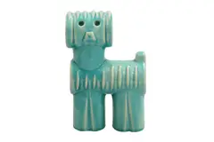 For zsolnay a modernist ceramic dog by Judit Nádor, sculpture, offered Oct 2022