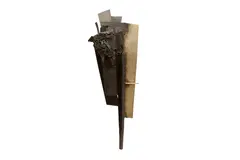 The mask by Susan White Oakes, Steel, offered Oct 2022