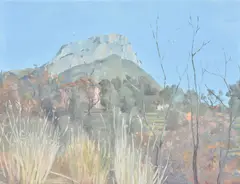 Above Vence by Phoebe Donovan, Oil on board, offered Nov 2020