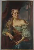 Portrait of the artists wife - Carmela by Giorgio Matteo Aicardi, Oil on canvas, offered Nov 2020