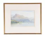 Indian Lake 1867 by Aaron Edwin Penley, 1867, Watercolour and pencil, heightened with bodycolour, offered Nov 2020