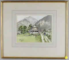 Untitled by Henri Bouvrie, Watercolour, offered Nov 2020