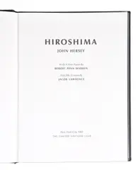 Hiroshima by John Hersey by Jacob Lawrence, pencil, sold Nov 2020