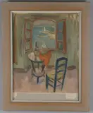 La Fenetre by Charles Camoin, print, sold Nov 2020
