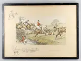 Prepare to receive cavalry by 'Snaffles' Charlie Johnson Payne, Print, sold Nov 2020
