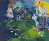 Pool Room by LeRoy Neiman, Screenprint, offered Nov 2020