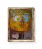 Still life with lime and jugOil on canvasSigned lower right92 x 71cm (36 x 27¾ in.) by Daphne Fedarb, oil, sold Nov 2020