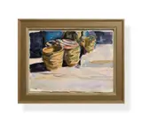Still life of potsWatercolour28.5 x 38.5cm (11 x 15 in.) by Anthony Bream, watercolor, sold Nov 2020