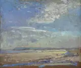 Dunster Beach by Frederick Cuming, oil, sold Oct 2020