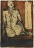 Untitled by John Emanuel, oil, sold Oct 2020