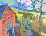 Northend by Harry Weinberger, 1990, oil, sold Oct 2020