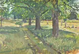 Sizzling Southside by Sarah Manolescue, oil, sold Oct 2020