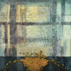 On ReflectionOil on linenSigned lower left150 x 150cm (59 x 59 in.)Condition Report: The canvas has not been lined by Victoria Crowe, oil, sold Oct 2020