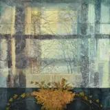 On ReflectionOil on linenSigned lower left150 x 150cm (59 x 59 in.)Condition Report: The canvas has not been lined by Victoria Crowe, oil, sold Oct 2020
