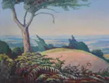 From Pilsdon PenOil on boardSigned lower left29 x 39cm (11¼ x 15¼ in.)Painted circa 1985 by Walter James Steggles, oil, sold Oct 2020