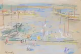 Port de Saint Tropez by Charles Camoin, oil, sold Oct 2020