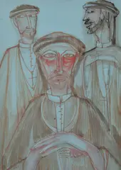 Untitled by Ragheb Ayad, 1964, oil, offered Oct 2020