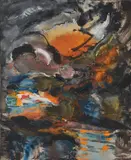 Untitled by Maggi Hambling, oil, sold Oct 2020