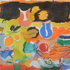 Still Life by Olivia Scholnick, oil, sold Oct 2020