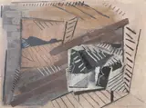Interior landscape 1982-3 by Anthony Whishaw, 1982, oil, sold Oct 2020
