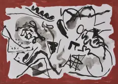 Untitled by Michael Broido, oil, sold Oct 2020