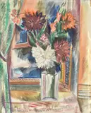 Bouquet de Fleurs by Jean Dufy, 1920, watercolour on paper, offered Oct 2020