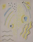 Abstract Composition, No by Colin Sealy, watercolor, offered Oct 2020