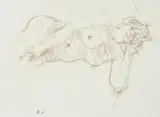 Nude reclining Pastel Signed with initials lower left 21.5 x 29.5cm (8¼ x 11½ in.)Provenance: From the collection of Tom Coates by Bernard Dunstan, Pastel, sold Oct 2020