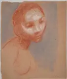 Elizabeth by Mervyn Peake, gouache, sold Oct 2020