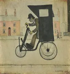 The Contraption by L. S. Lowry, print, sold Oct 2020