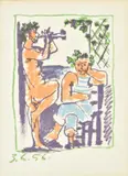 Faun et Marin (Bloch 800)Lithograph printed in colours, c by Pablo Picasso, Lithograph, sold Oct 2020