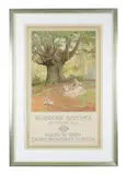 Burnham Beeches by Motor BusLithograph printed in colours, 1923Printed by Eyre & Spottiswoode, Ltd., London99 x 61cm (framed 124 x 85cm) by Fred Pegram, print (other), sold Oct 2020