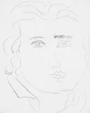 Tete de jeune fille aux sourcils rectangulaires by Henri Matisse, Etching, sold Oct 2020