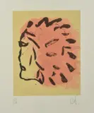 Indian Head by Claes Oldenburg, Lithograph printed in colours, sold Oct 2020