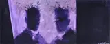 Purple Shadow Head by Richard Hambleton, 2014, giclée print on Dibond, sold Oct 2020