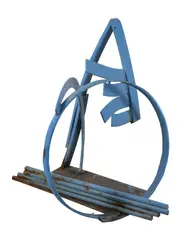 4 oclock by Michael Venet, 1978, sculpture, sold Oct 2020