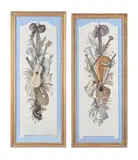 Decorative Panels I-IV by Hugh Robson, gouache, sold Oct 2020