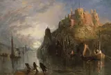Untitled by Alfred George Stannard, oil on board, sold Jan 2022