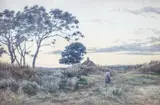 The path to the cottage by John James Bannatyne, watercolour, sold Dec 2021