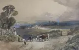Distant view of Rochester by William Collingwood Smith, watercolour, sold Dec 2021