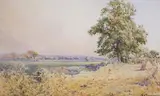 A Sussex Cornfield by Sydney Goodwin, watercolour, sold Dec 2021