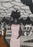 Banana Girl by Julian Trevelyan, print, sold Dec 2021