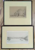 London scenes by William Walcot, pencil, sold Dec 2021