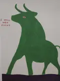 I Will Not Fight by David Shrigley, print (other), sold Dec 2021
